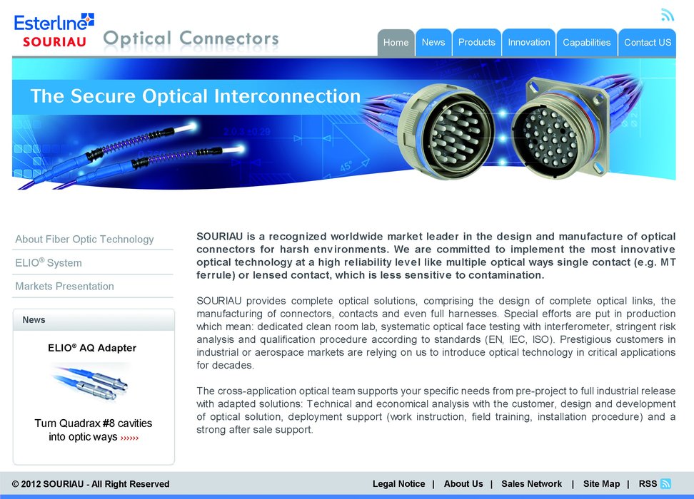 Die Website für optische Anschlüsse: www.optical